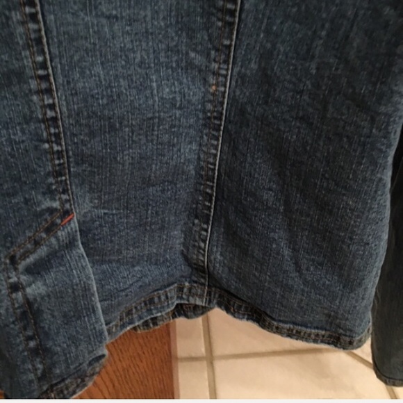 Tommy Hilfiger Distressed Jean Jacket XL - Picture 9 of 10